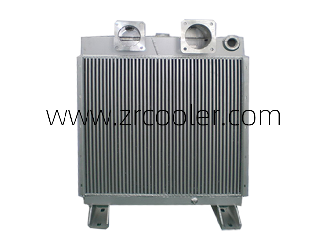 Piston compressor cooler